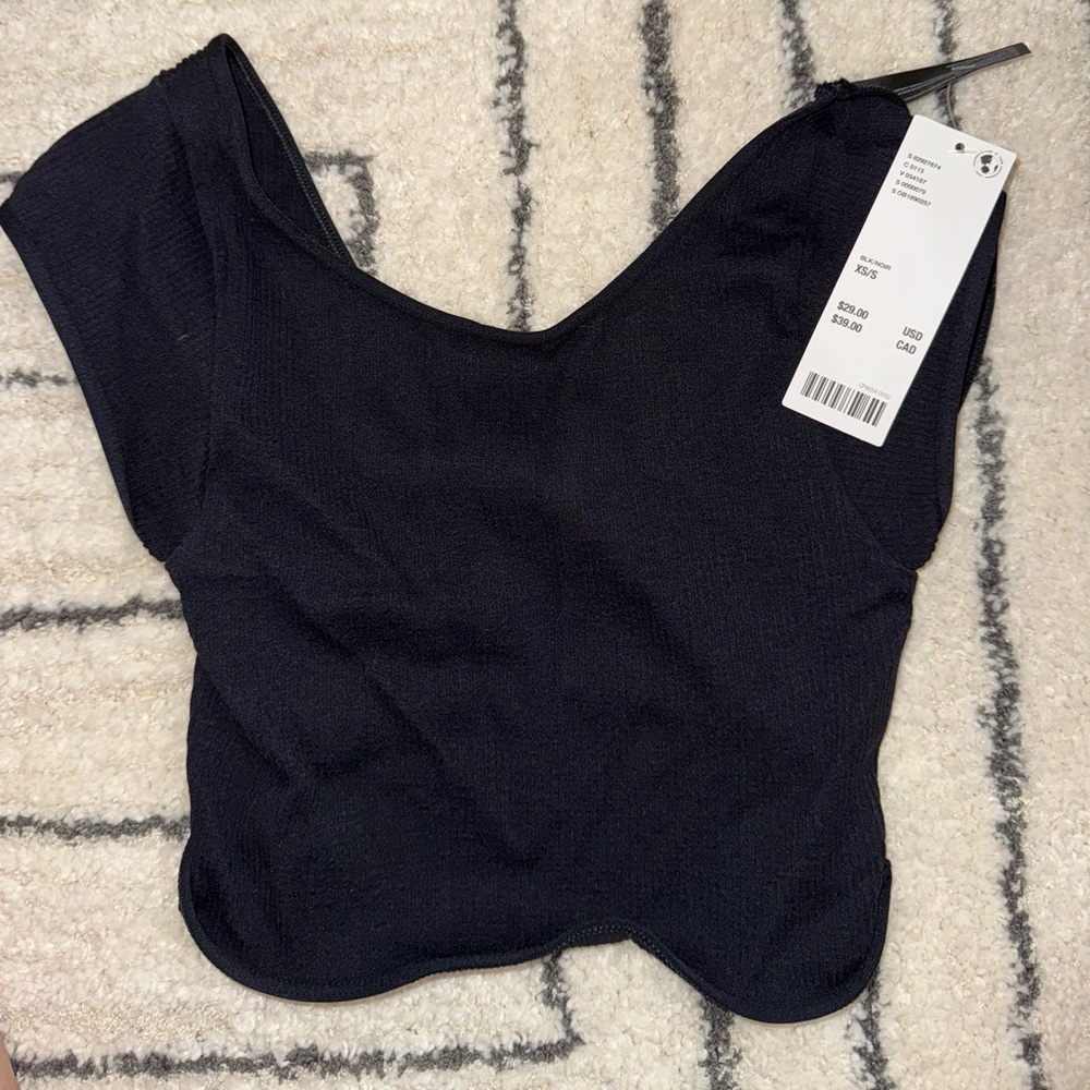 Urban Outfitters Black Crop Top